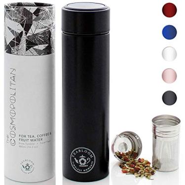 Imagem de Teabloom - O copo de viagem original All-Brew & Thermos | OPRAH's Favorite | Garrafa de água isolada de 480 ml/Garrafa de chá/Caneca de café Cold Brew