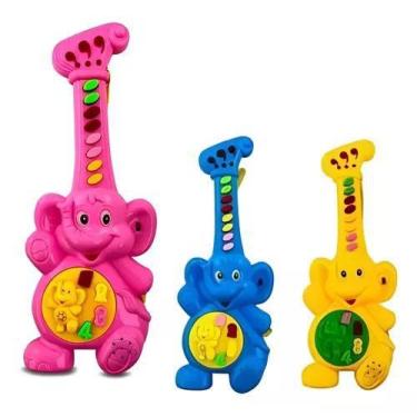 Imagem de Guitarra Musical Infantil Elefante 998 - Elite