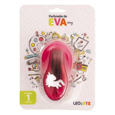 Imagem de Perfurador de EVA 25mm Unicórnio Rosa - Leo&Leo