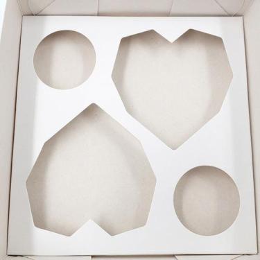 Imagem de 10 Caixas para Coração Lapidado 65g ou 200g tema amor, namorados, mães