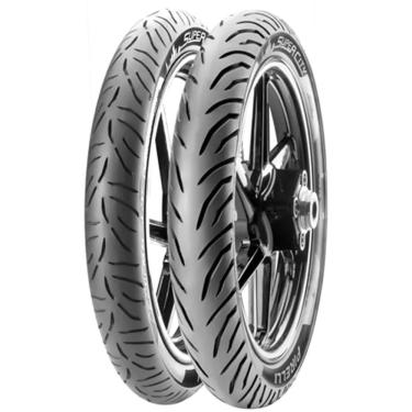 Imagem de Par Pneu Moto 2.75-18 80/100-18 + 90/90-18 Sem Camara Pirelli 