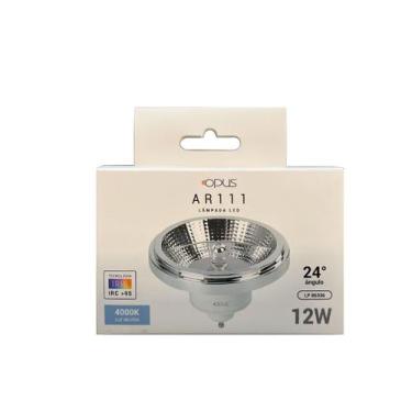 Imagem de Lâmpada de Led AR111 12W 4000K 24 IRC 95 GU10 Bivolt - Opus - LP86336