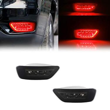 Imagem de TurningMax Kit completo de lâmpadas traseiras de LED para refletores de para-choques de freio de neblina para Jeep Grand Cherokee WK2, Compass e Dodge JourneyTurningMax TM-R01-016B
