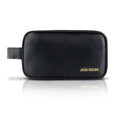 Imagem de Necessaire  Alça Lateral Masculina Preto/Marrom Jacki Design