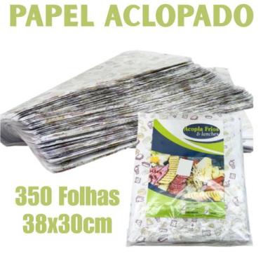 Imagem de Papel acoplado para frios, lanches, Delivery Fastfood, Papel de embrul