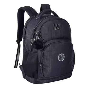 Imagem de Mochila De Costas Rebecca Bonbon 19" Juvenil Escolar Meninas, Preto