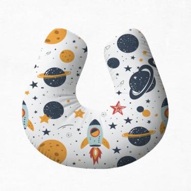 Imagem de Almofada Estampada de Amamentação Malha Premium Astronauta