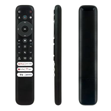 Imagem de Controle remoto de substituição RC813 Google Voice para TCL 55QM751G 65QM751G 75QM751G 85QM751G 98QM751G QM7 QLED 4K Smart QD-Mini LED Google TV
