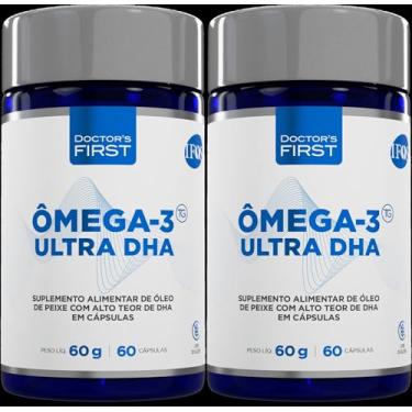 Imagem de Kit 2 Ômega 3 Ultra Suplemento Em Cápsulas 60 Doctors FIRST