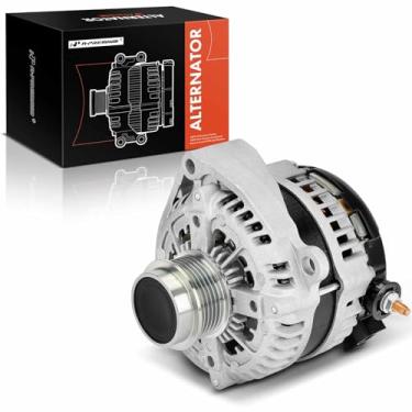 Imagem de A-Premium Alternador Compatível Com Chevrolet Silverado 2500 Hd/3500 Hd E Gmc Sierra Hd, 2015-2016, 6,6 L, 12 V 220 A, Polia De Embreagem 6 Ranhuras No Sentido Horário, Substituição Nº 22949468, 104