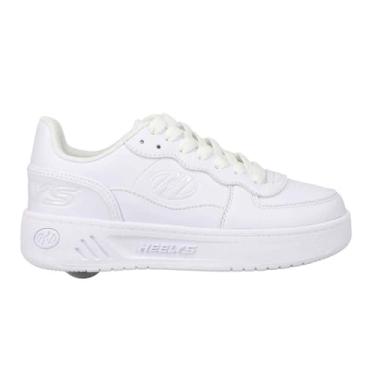 Imagem de HEELYS Sapato masculino Rezerve de salto baixo com rodas, Branco, 13