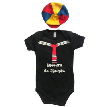 Imagem de Fantasia kiko Turma do Chaves Body Bebe - Moda Kids, G