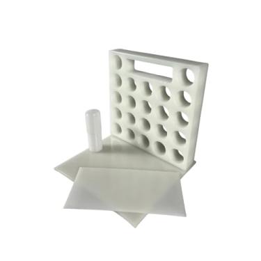 Imagem de Placa Porcionadora Doces Brigadeiro Beijinho 22 Furos (15g)