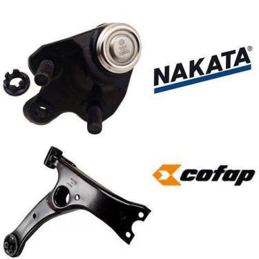 Imagem de Kit bandeja + pivo suspensao dianteiro direito - corolla 2002 a 2008 -