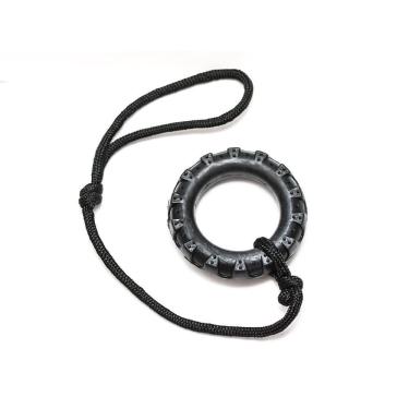 Imagem de Brinquedo Pet Puxador Pneu Grande Maciço Alta Resistência