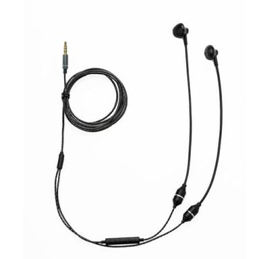 Imagem de Sanxir Fones de ouvido com tubo de ar anti-radiação, fones de ouvido seguros, tecnologia anti-radiação AirTube bloqueia 99% da EMF do telefone celular, protege sua saúde, conector de 3,5 mm (preto)