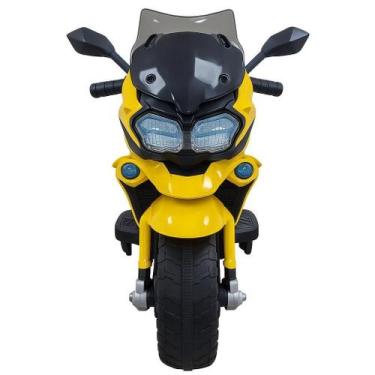 Imagem de Moto Esportiva Elétrica Criança Voltímetro Pedal Aceleração - Bang Toy
