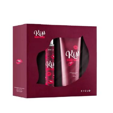 Imagem de Conjunto Kiss Me More Ciclo Cosméticos Feminino - Desodorante Colônia 