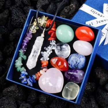 Imagem de Conjunto de cristais Faux Crystal, 11 peças para energia espiritual - 