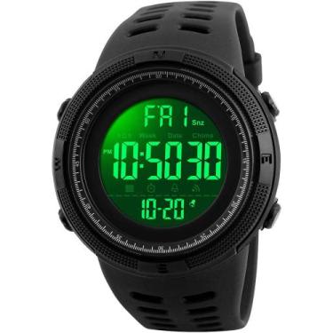 Imagem de Relógio LED digital masculino FANMIS Sports 50m resistente à água
