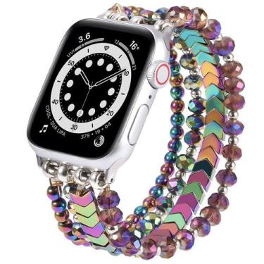 Imagem de Pulseira MOFREE Beaded Compatível com Apple Watch 38/40/41/42 mm