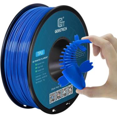 Imagem de Filamento para Impresora 3D Geeetech TPU 1.75 mm 95A Flexible 1 kg Azu