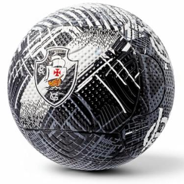 Imagem de Bola de Futebol Vasco Da Gama Clube Time Oficial Campo Treino Colada Sem Costura Tamanho 5 PVC Jogo Campeonato Profissional Adulto Jovem Grama Natural e Sintética Society Futsal Alta Performance