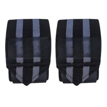 Imagem de Munhequeira Pulso de Suporte com Proteção Articular para Esportes e Atividades Diárias - Confortável e Ajustável(Preta com Chumbo)