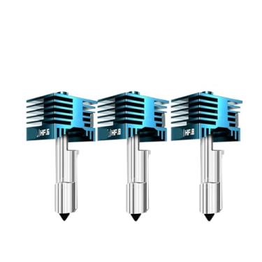 Imagem de Bocal de aço endurecido hotend, compatível com bambu lab h2d/h2s/p2s, cabeça de impressão extrusora combo peça de impressora 3d(688)