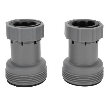 Imagem de Cryfokt Adaptador de Mangueira de Piscina de Vários Tamanhos de 1,5 a 1,25 Polegadas, Conexão Apertada até a Bomba de Filtro de Piscina No, Material ABS Premium, Fácil Instalação, Acessório