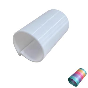 Imagem de Rolo de lona de arte de diamante - tubo de armazenamento de rolo de lona para vários tamanhos, para projetos de ponto cruz de pintura de strass (branco)