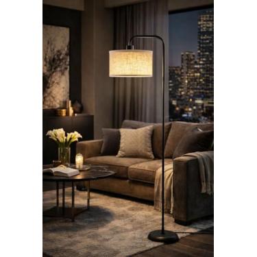 Imagem de A Arquiteta Luminária de Piso em Metal Moderna com Interruptor