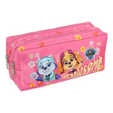 Imagem de Estojo Escolar Patrulha Canina Duplo 2divisórias Repartições - DAC