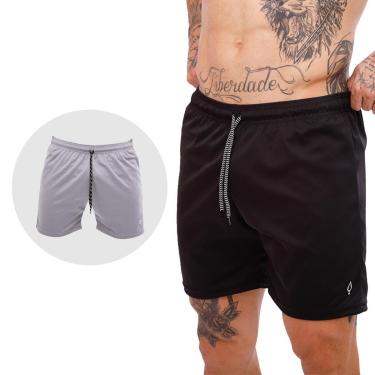 Imagem de Kit 2 Calção Masculino Dry Futebol Academia Caminhada Com Bolso-Masculino