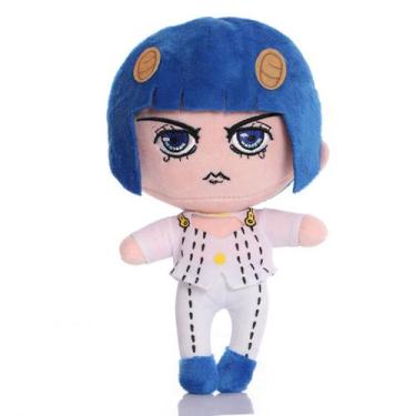 Imagem de Boneca de pelúcia Jojo Anime branca Bruno Bucciarati 22cm - Yiweisai