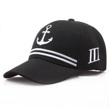 Imagem de Boné de beisebol Fleets Anime Snapback Hip-Hop, algodão preto - yiweis