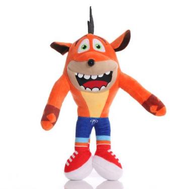 Imagem de Brinquedo de pelúcia Crash Bandicoot Anime 20cm em algodão e pelúcia -