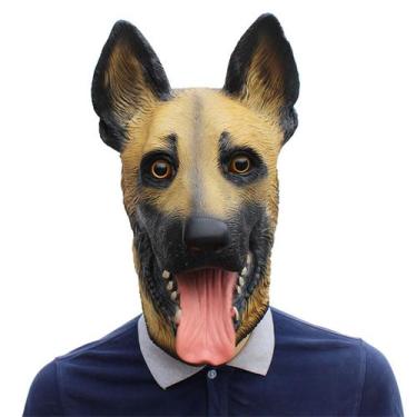 Imagem de Máscara de látex Wolf Dog para festa à fantasia de carnaval de Hallowe