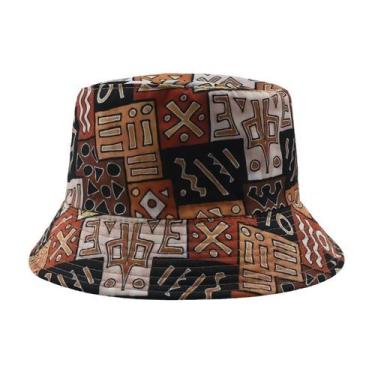 Imagem de Bucket Hat Bohemians Retros Symbols Anime Unissex Casual Beach - Yiwei