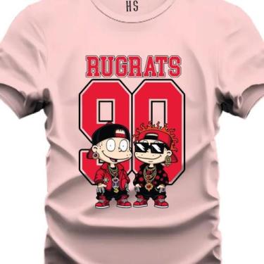 Imagem de Camiseta Personalizada Do p ao G3 Hugrats 99, Rosa, G2