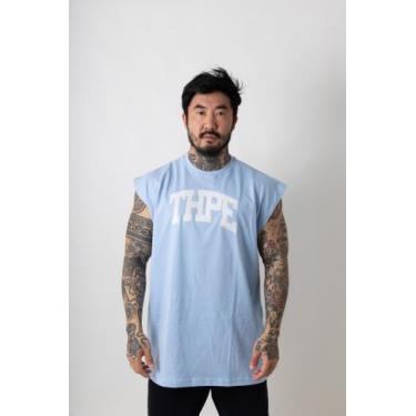 Imagem de Regata Oversized Brigth Thpe Premium, Azul claro, M