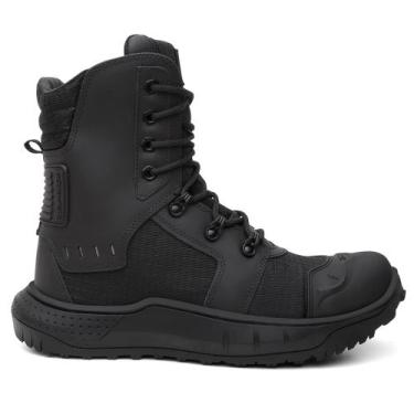 Imagem de Bota Cano Longo Couro Premium Biqueira Pvc Shelga Boots, Black, 38