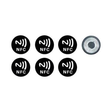 Imagem de Etiqueta NFC Adesiva 13.56MHz 213pcs Ntag213 Adesivos RFID Para Automa