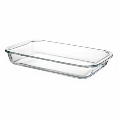 Imagem de Travessa Retangular 1000ml em Vidro 25,5x15x4,5cm Flux by Flashgoods