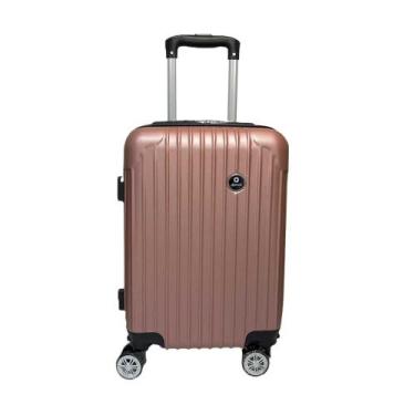 Imagem de Mala Fibra 8kg T18 Classic Rosa Domni