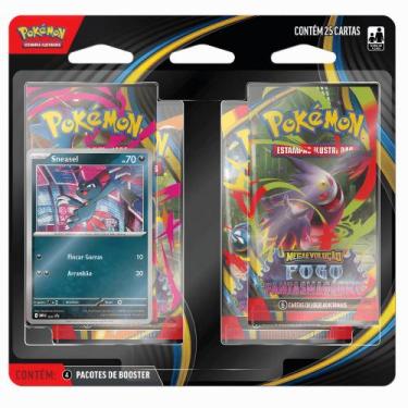 Imagem de Baralho Pokémon Blister Megaevolução: Fogo Fantasmagórico c/25 Cartas 