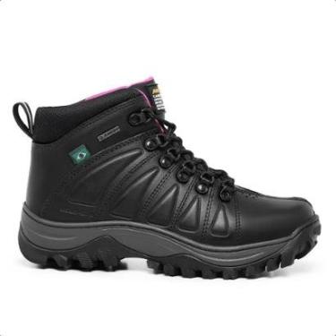 Imagem de Bota Tênis Adventure Coturno Feminino Trabalho Trilha Couro Legitimo-Feminino