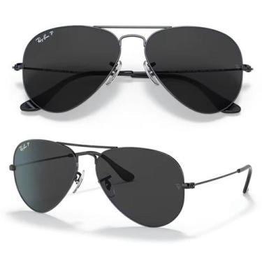 Imagem de Óculos De Sol Ray Ban Aviator Polarizado RB3025 Tamanho 58