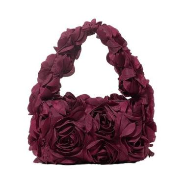 Imagem de Bolsa Feminina Pequena Rosa - Bolsa de Festa Elegante e Fofa para Casa