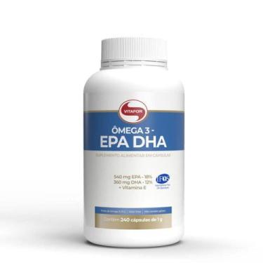 Imagem de Ômega 3 EPA e DHA 1g 240 Cápsulas Vitafor, 240, 1